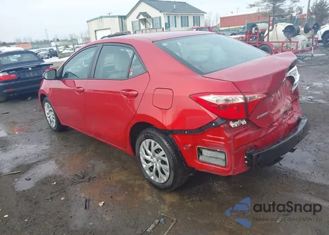 2018 Toyota Corolla Le z USA, uszkodzony, nr VIN 2T1BURHE1JC095919